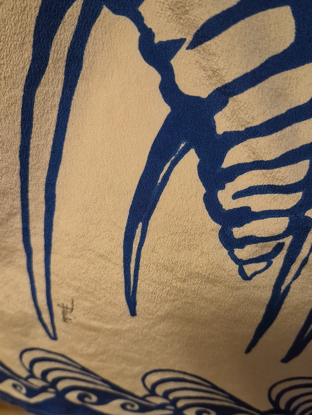 RARE Emilio Pucci Blue and Cream Graphic Tank Top - Picture 7 of 14